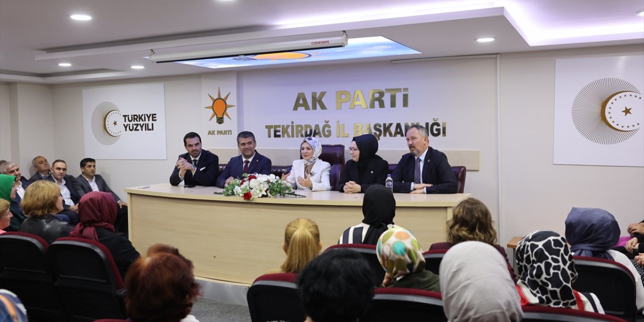 Bakan Göktaş, AK Parti Tekirdağ İl Teşkilatını ziyaretinde konuştu: