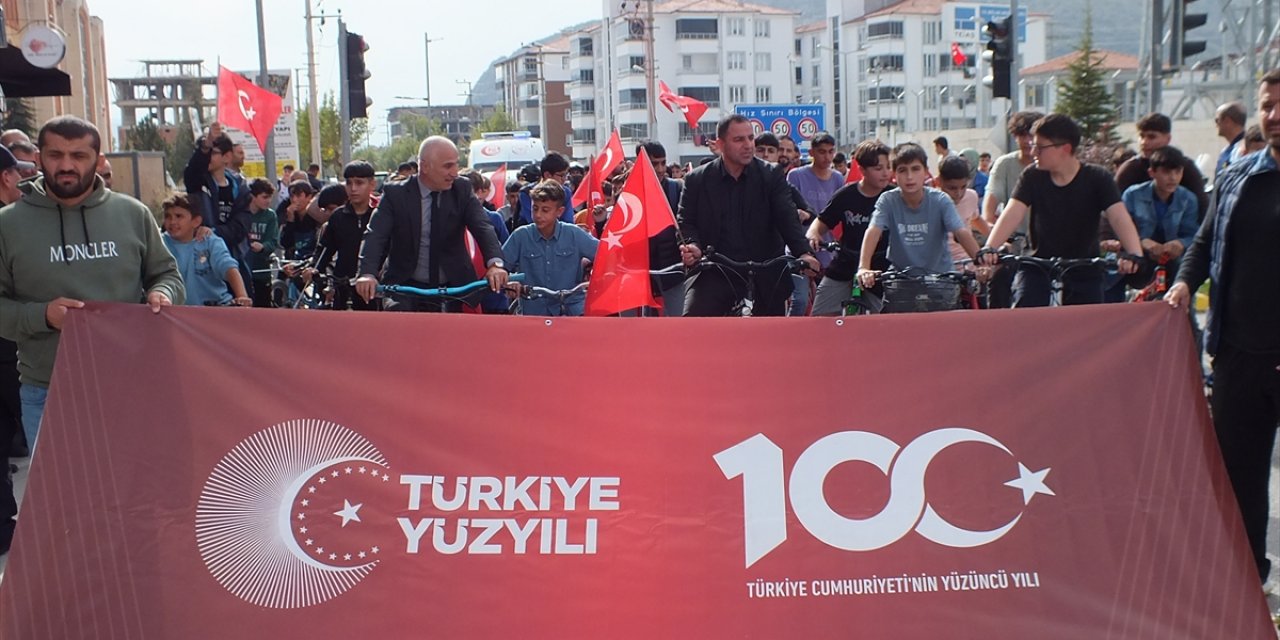 Turhal'da "100. Yıl Bisiklet Turu" düzenlendi