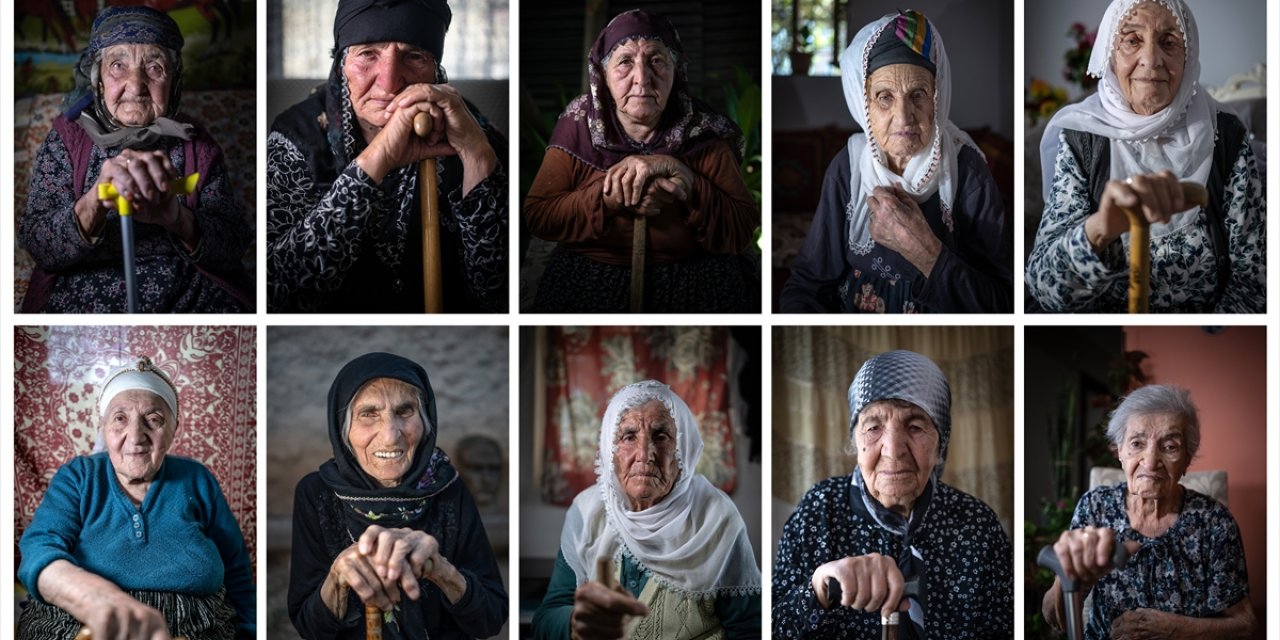 CUMHURİYET'İN 100. YILI - AA ekibi, Cumhuriyet'in asırlık tanığı 10 kadını fotoğrafladı