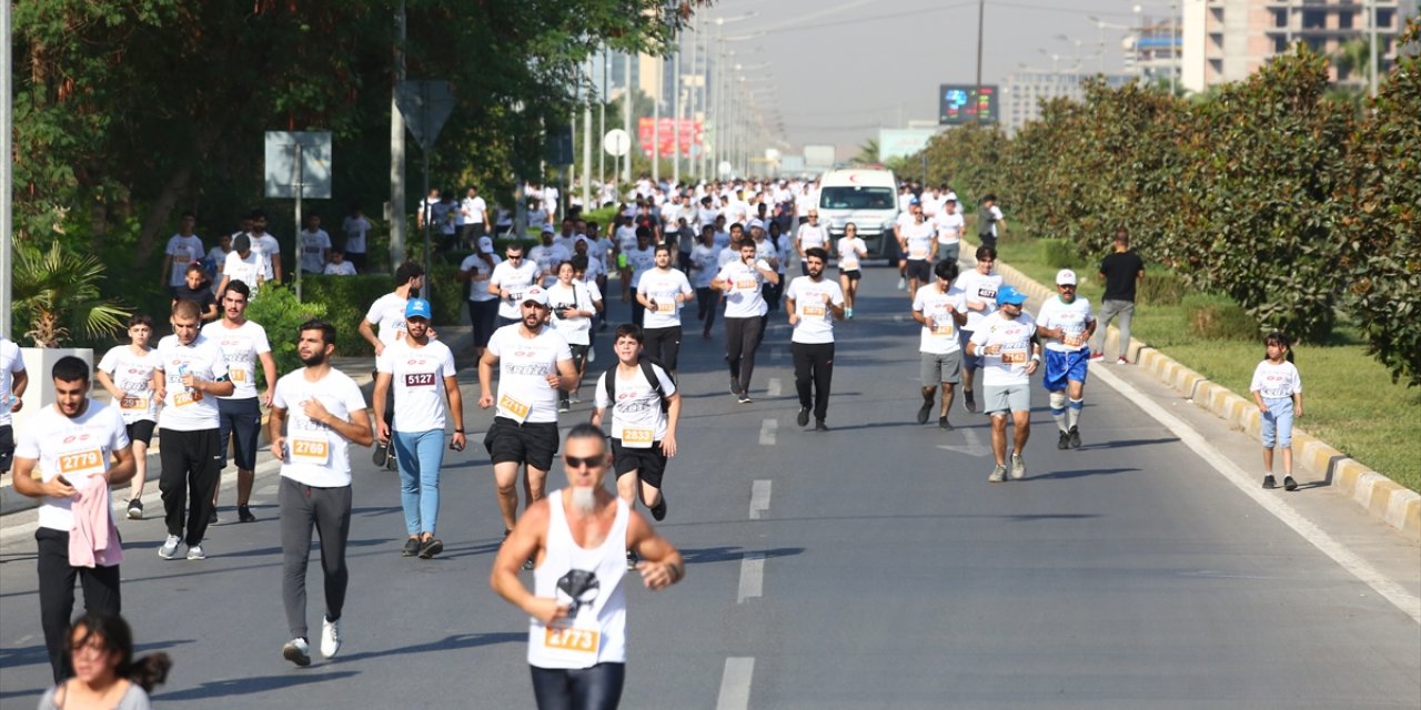 Erbil'de düzenlenen uluslararası maratona binlerce sporcu katıldı