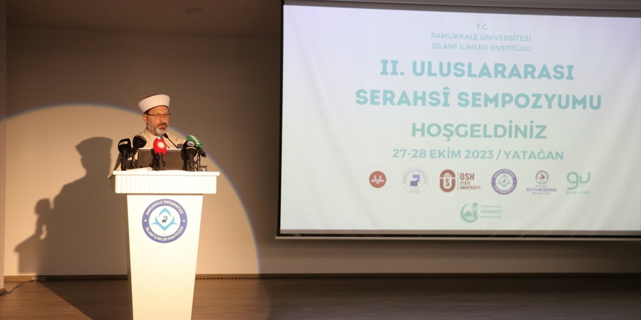 Diyanet İşleri Başkanı Erbaş, 2. Uluslararası Serahsi Sempozyumu'na katıldı: