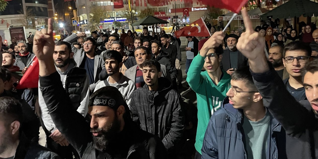 İsrail'in abluka altındaki Gazze'ye saldırıları protesto edildi