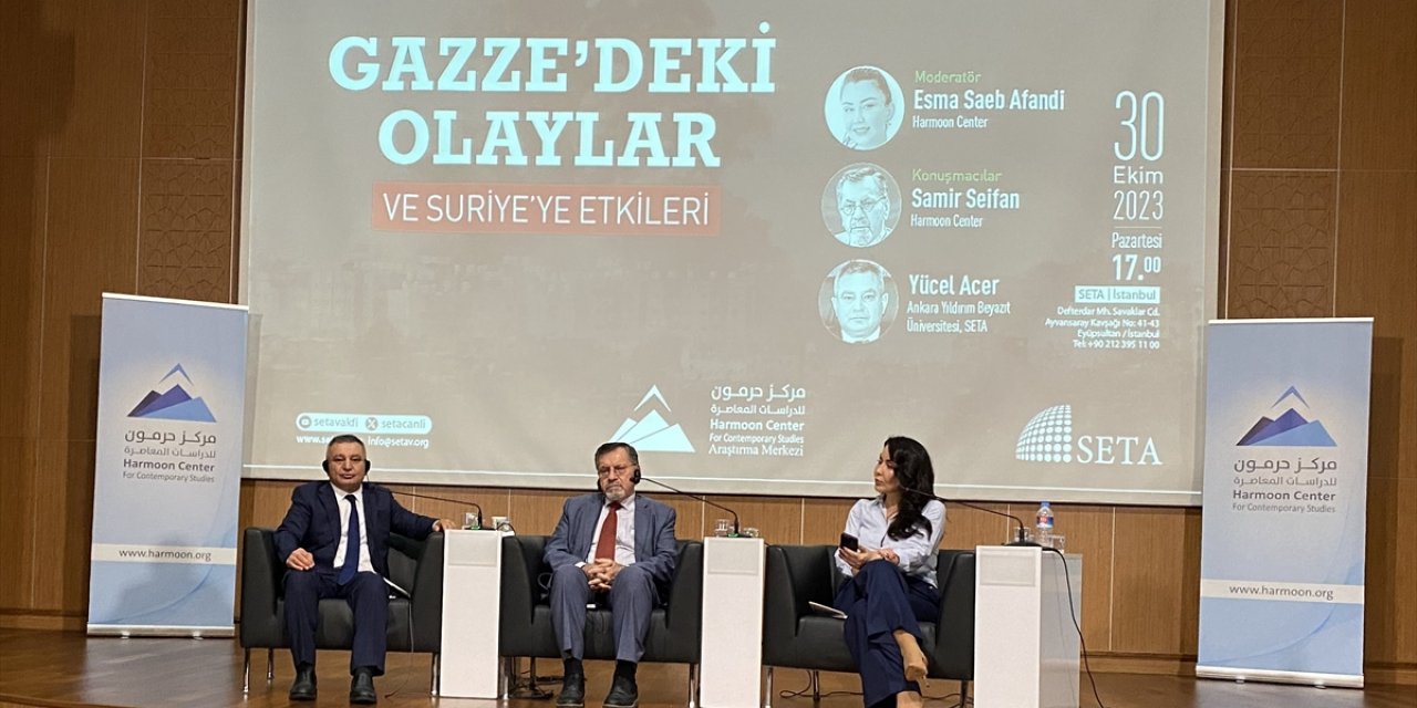 Gazze'deki olaylar ve bölgeye etkileri SETA İstanbul'daki panelde tartışıldı