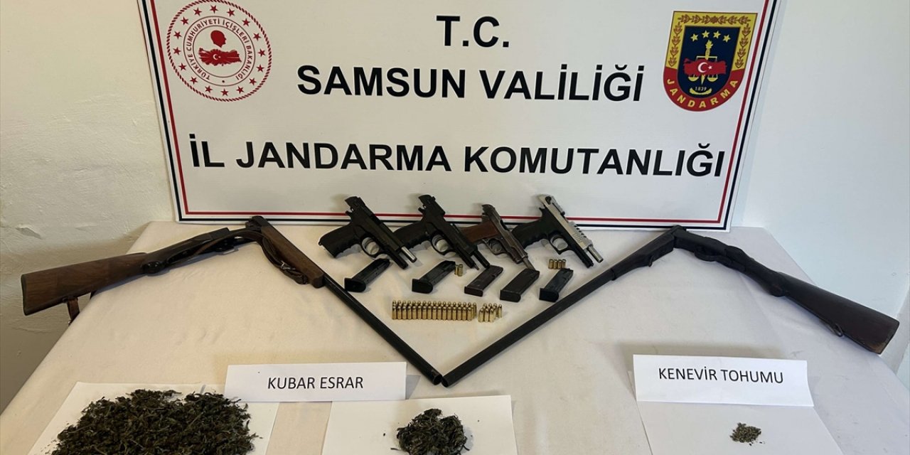 Samsun'da uyuşturucu operasyonunda 4 zanlı yakalandı