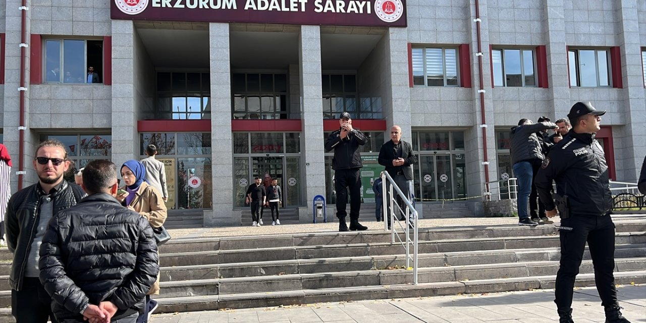 Erzurum'da adliyede çıkan kavgada 1 kişi yaralandı, 9 kişi gözaltına alındı