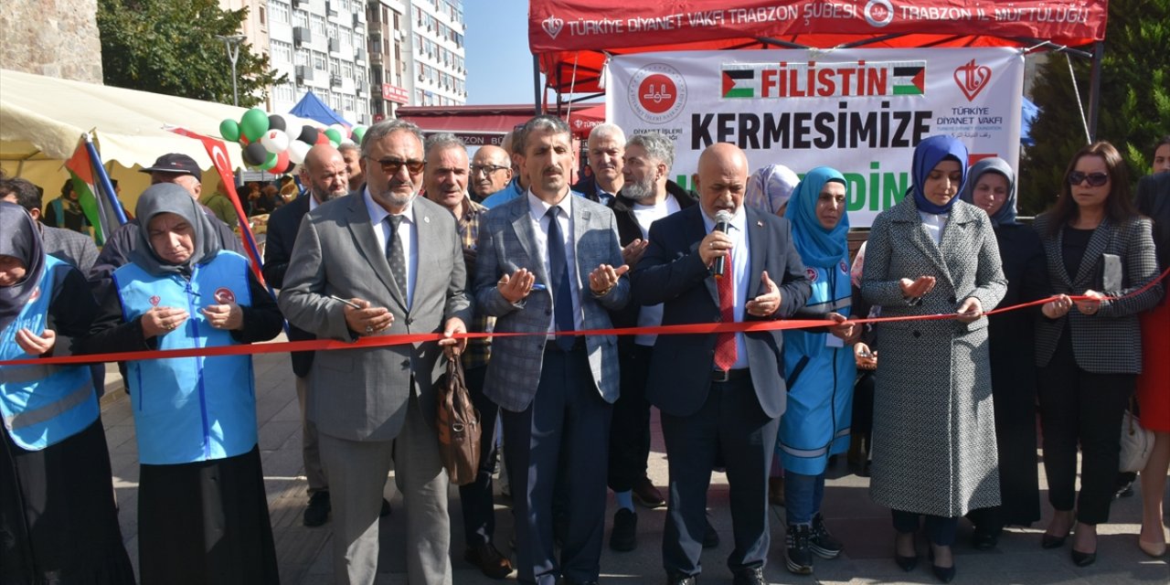 Trabzon'da Filistin'e destek kermesi düzenlendi