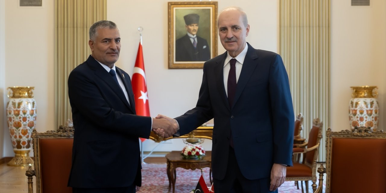 TBMM Başkanı Kurtulmuş, Libya Yüksek Devlet Konseyi Başkanı Takala ile görüştü: