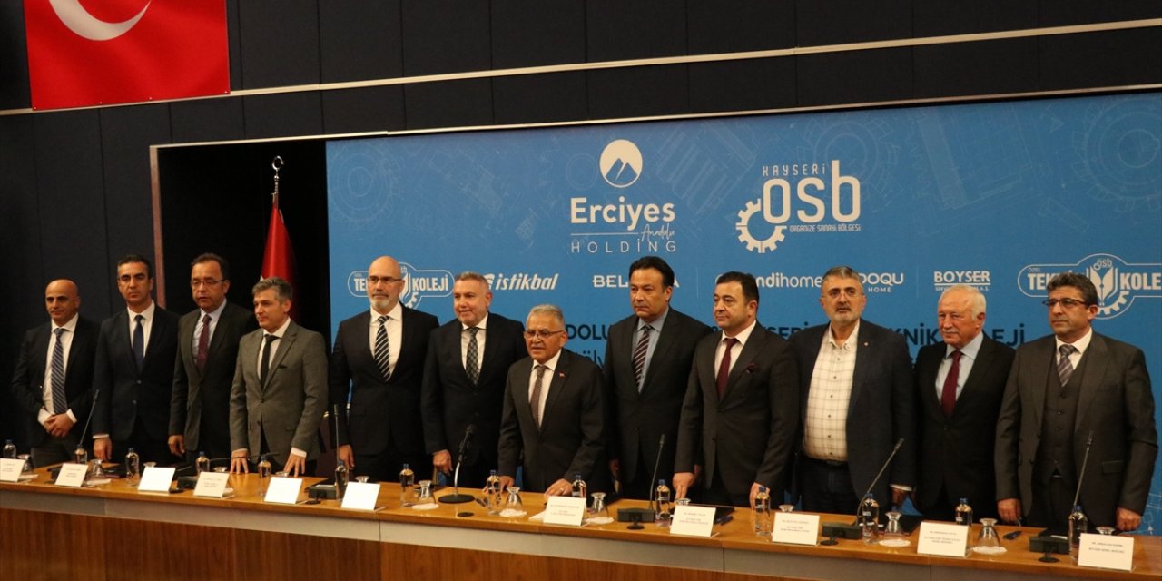 Erciyes Anadolu Holding ile Kayseri OSB Teknik Koleji eğitimde işbirliği yapacak