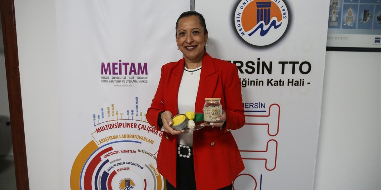 Mersin'de gıda atıklarından biyoplastik granül ham madde üretimi yapıldı