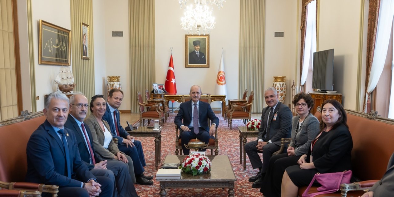 TBMM Başkanı Numan Kurtulmuş, PMD Yönetim Kurulunu kabul etti