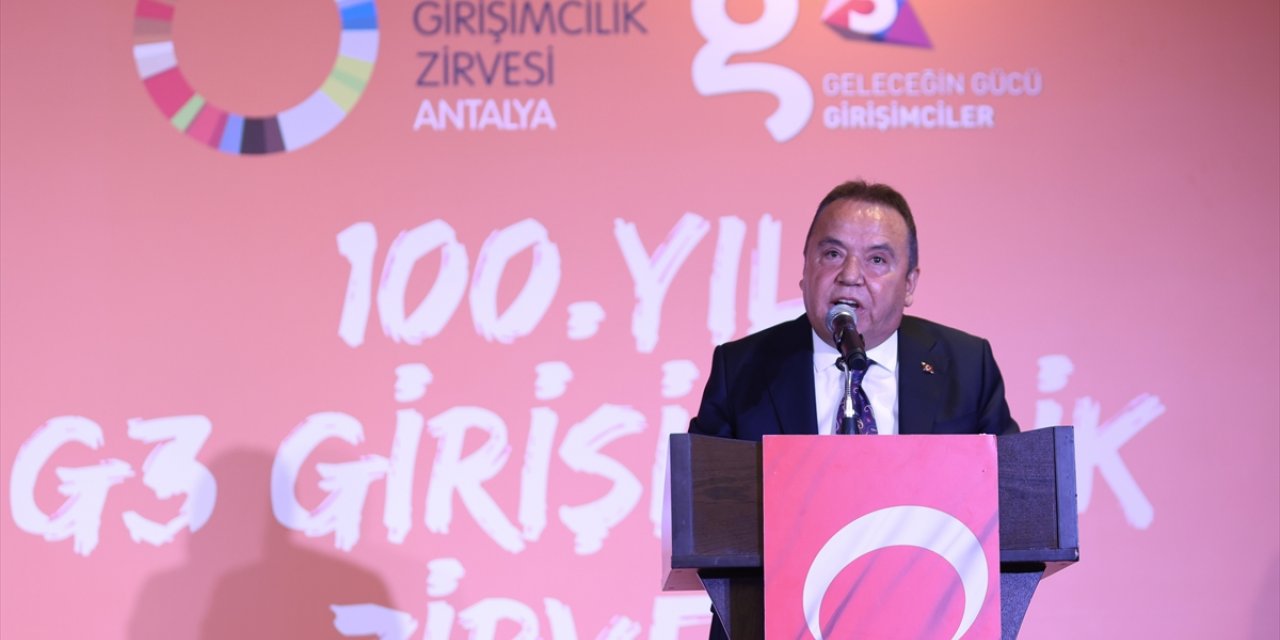 Antalya'da "100. Yıl G3 Girişimcilik Zirvesi" düzenlendi