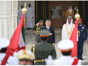 Özbekistan Cumhurbaşkanı Mirziyoyev BAE’de