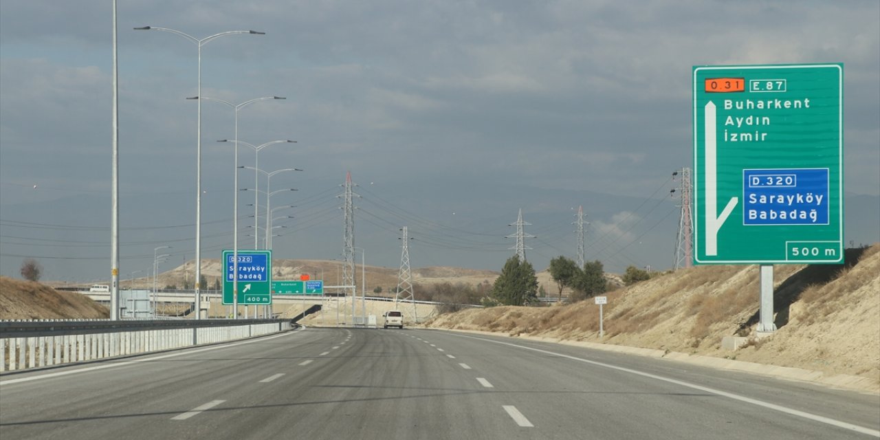 Aydın-Denizli Otoyolu'nda ilk etap hizmete alındı