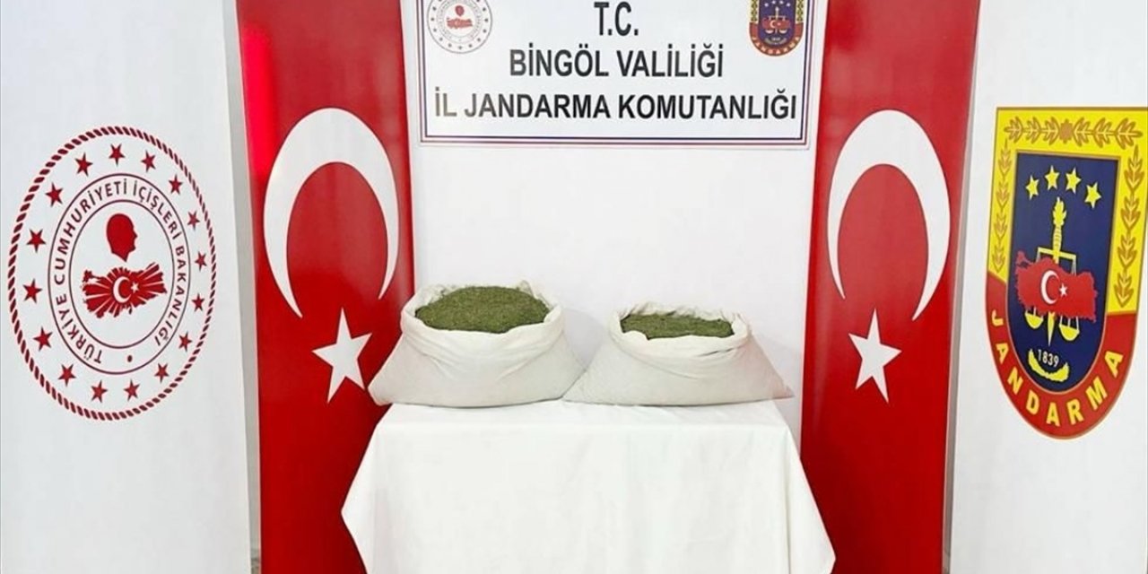 Bingöl'de 42 kilo 500 gram esrar ele geçirildi