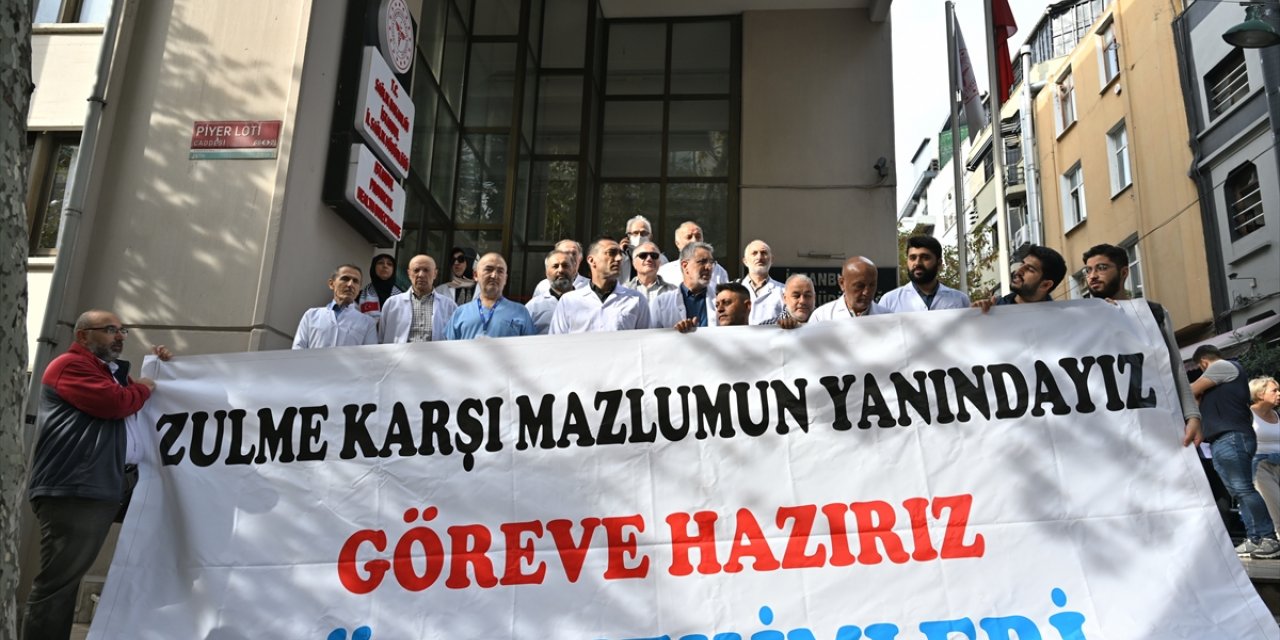 Türkiye Sağlık STK'leri Platformundan İsrail'e protesto