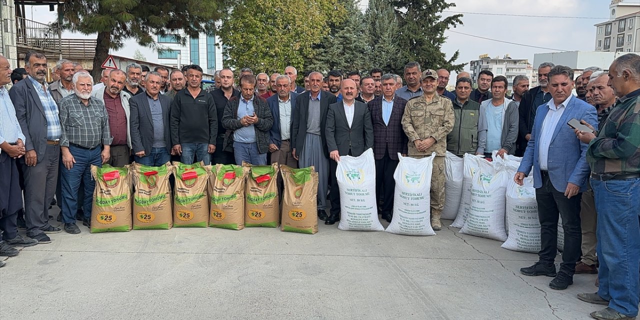 Adıyaman'da çiftçilere 400 ton sertifikalı tohum dağıtıldı