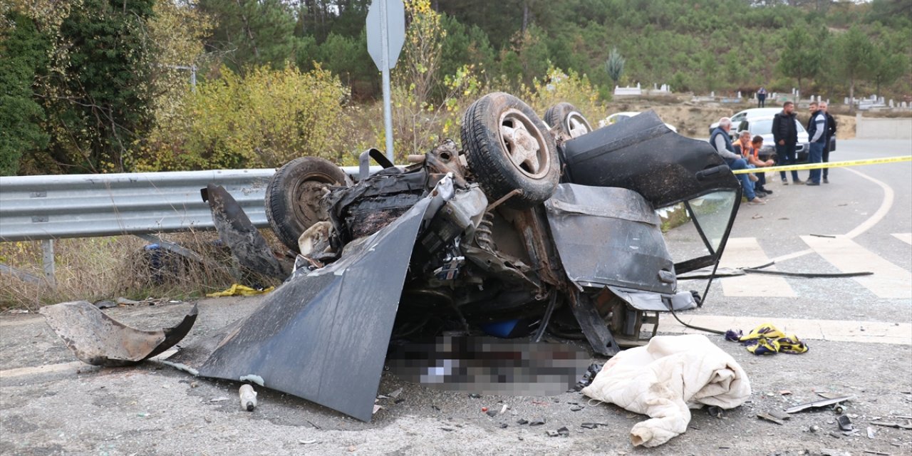 Kastamonu'da trafik kazasında 1 kişi öldü, 4 kişi yaralandı