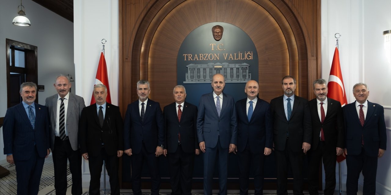 TBMM Başkanı Kurtulmuş, Trabzon Valiliğini ziyaret etti