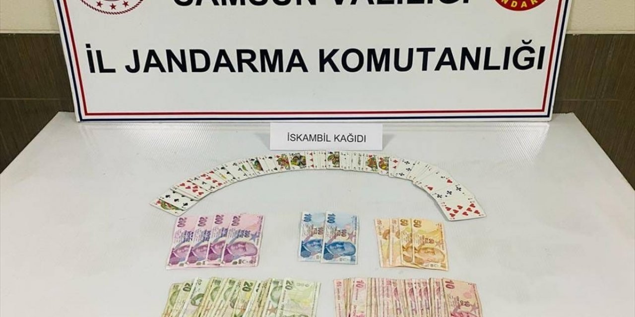 Samsun'da kumar oynayan 9 kişiye para cezası verildi