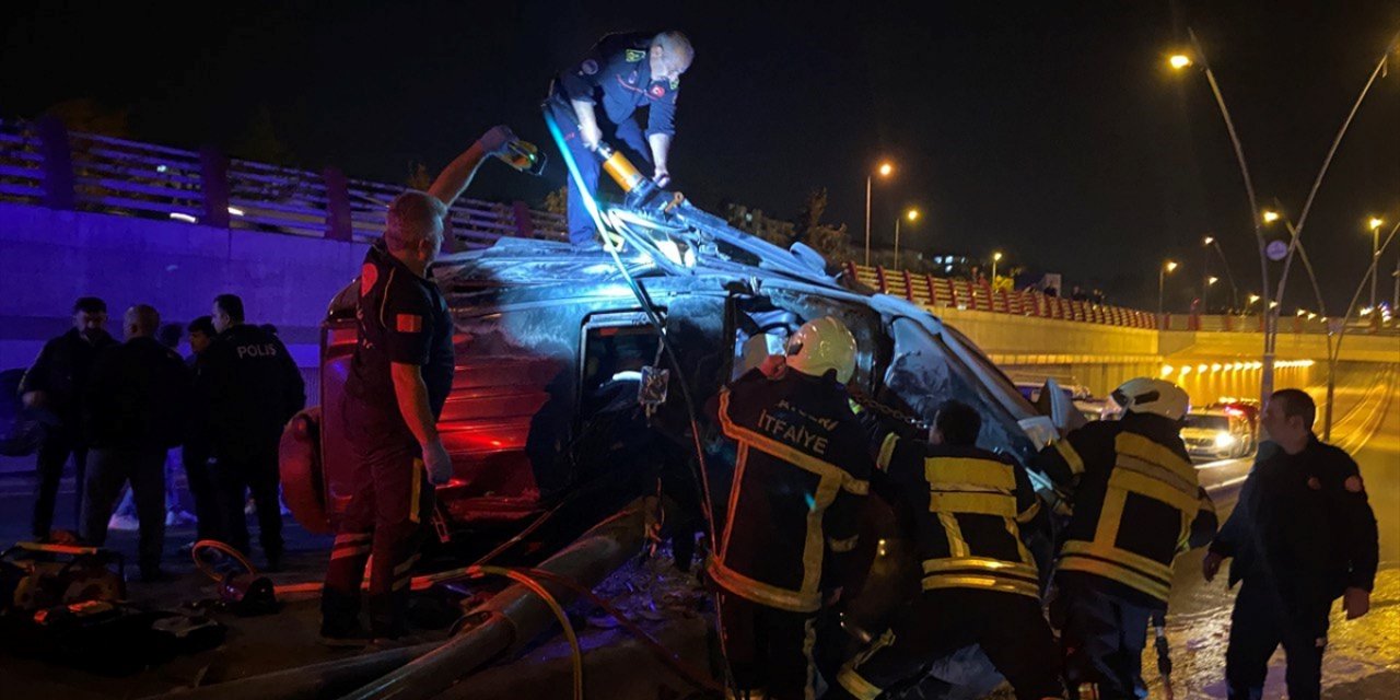 Kayseri’de 3 aracın karıştığı trafik kazasında 9 kişi yaralandı