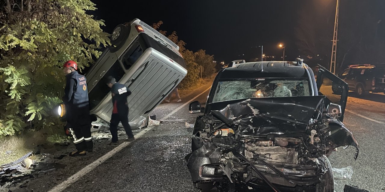 Elazığ'da trafik kazasında 1 kişi öldü, 3 kişi yaralandı