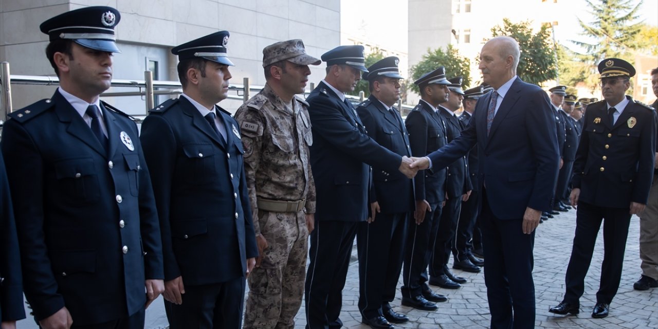 TBMM Başkanı Kurtulmuş, Ordu Büyükşehir Belediyesi ve İl Emniyet Müdürlüğünü ziyaret etti