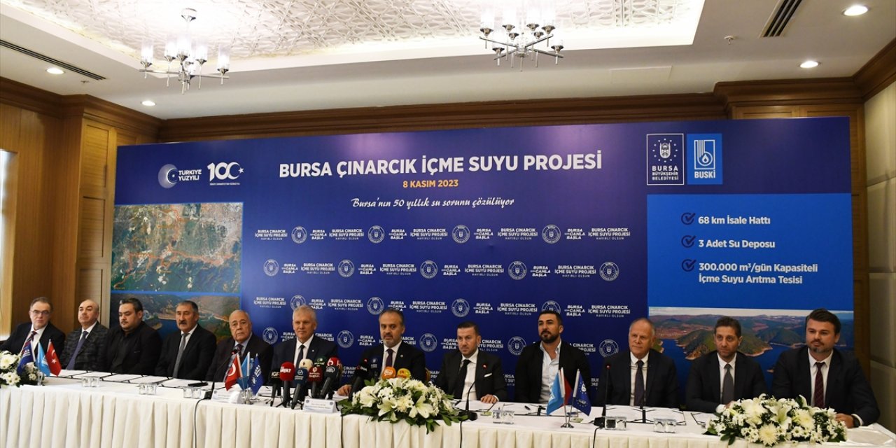 Bursa'nın içme suyu sorununu 2060'a kadar çözecek Çınarcık Projesi hayata geçiyor