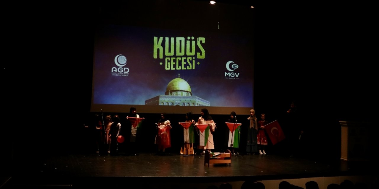 Trabzon'da "Kudüs Gecesi" programı düzenlendi