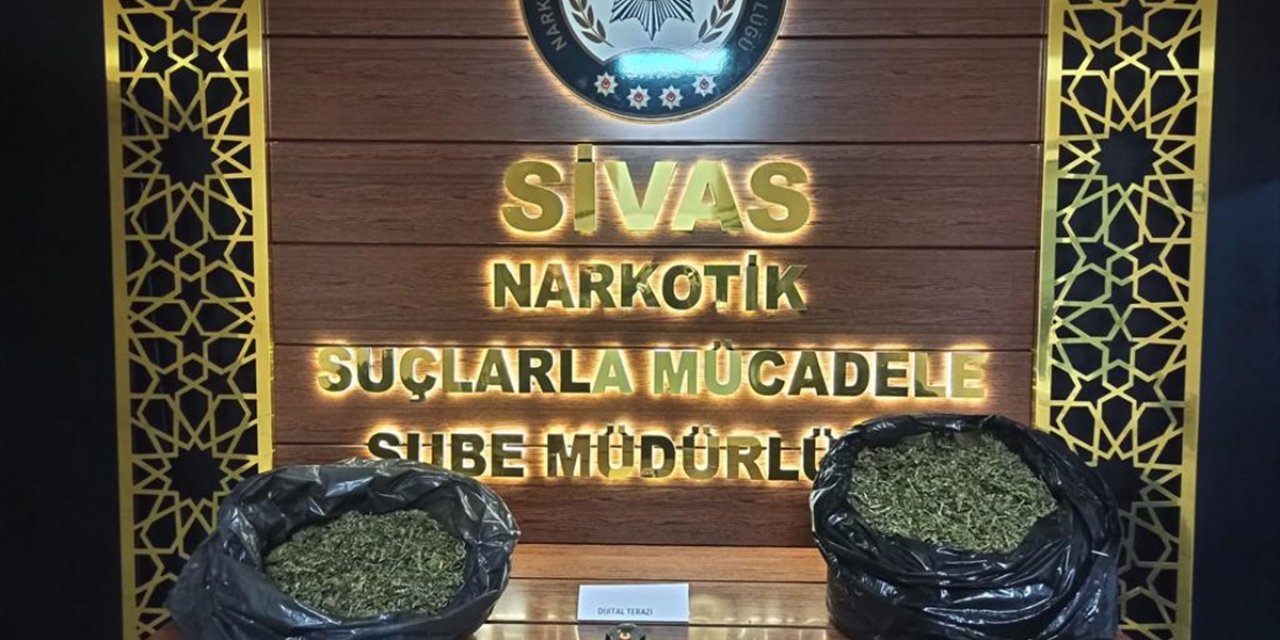 Sivas'ta uyuşturucu operasyonunda bir şüpheli tutuklandı