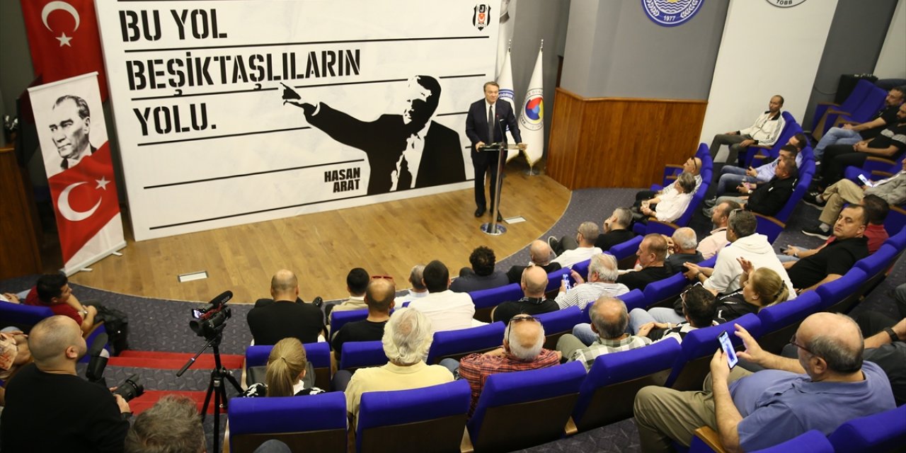 Beşiktaş Kulübü başkan adayı Hasan Arat, Bodrum'da Beşiktaşlılarla buluştu: