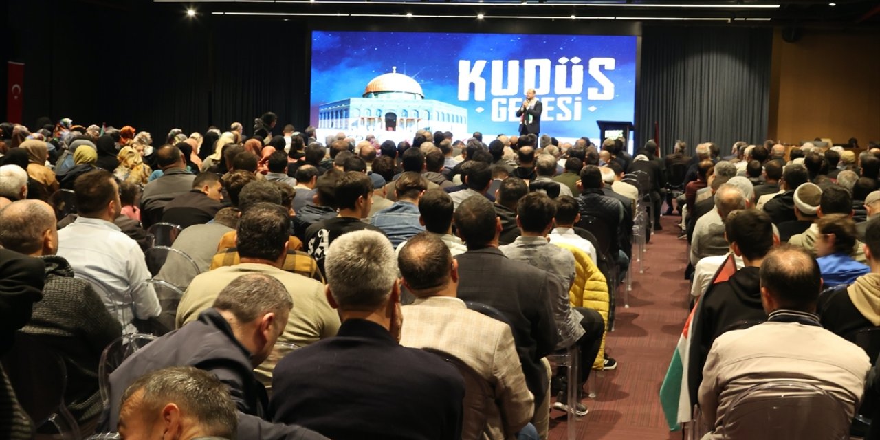 Samsun'da "Kudüs Gecesi" programı düzenlendi