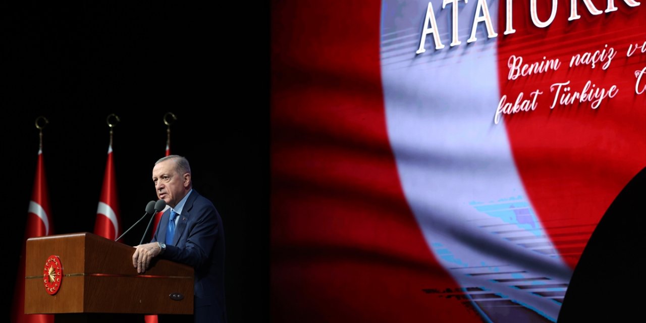 Cumhurbaşkanı Erdoğan, Atatürk'ü Anma Töreni'nde konuştu: (1)