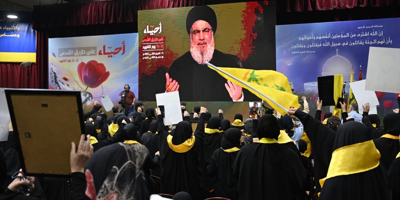 Hizbullah lideri Nasrallah: "İsrail'e karşı ilk kez Burkan ve Katyuşa füzeleri kullanmaya başladık"