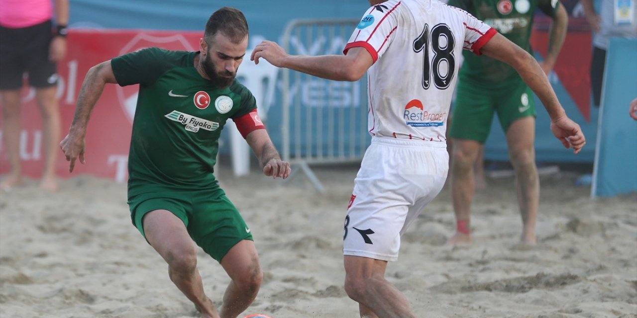 TFF Plaj Futbolu Ligi'nde şampiyon Ercişspor oldu