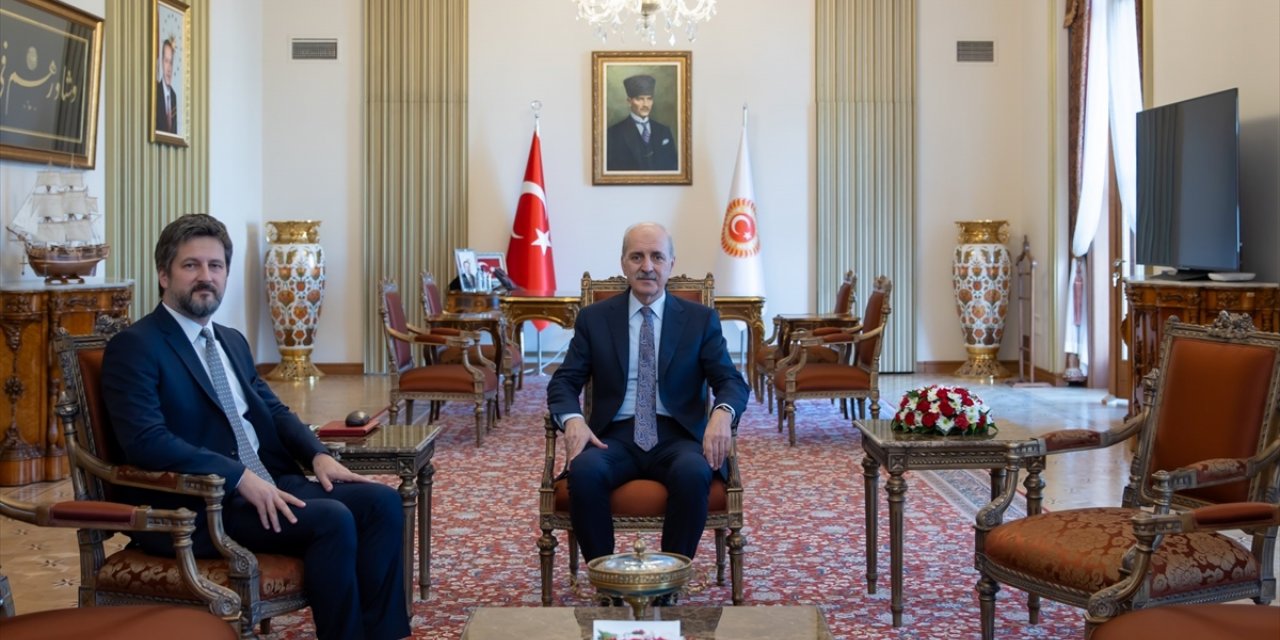 TBMM Başkanı Kurtulmuş, Macaristan'ın Ankara Büyükelçisi Matis'i kabul etti