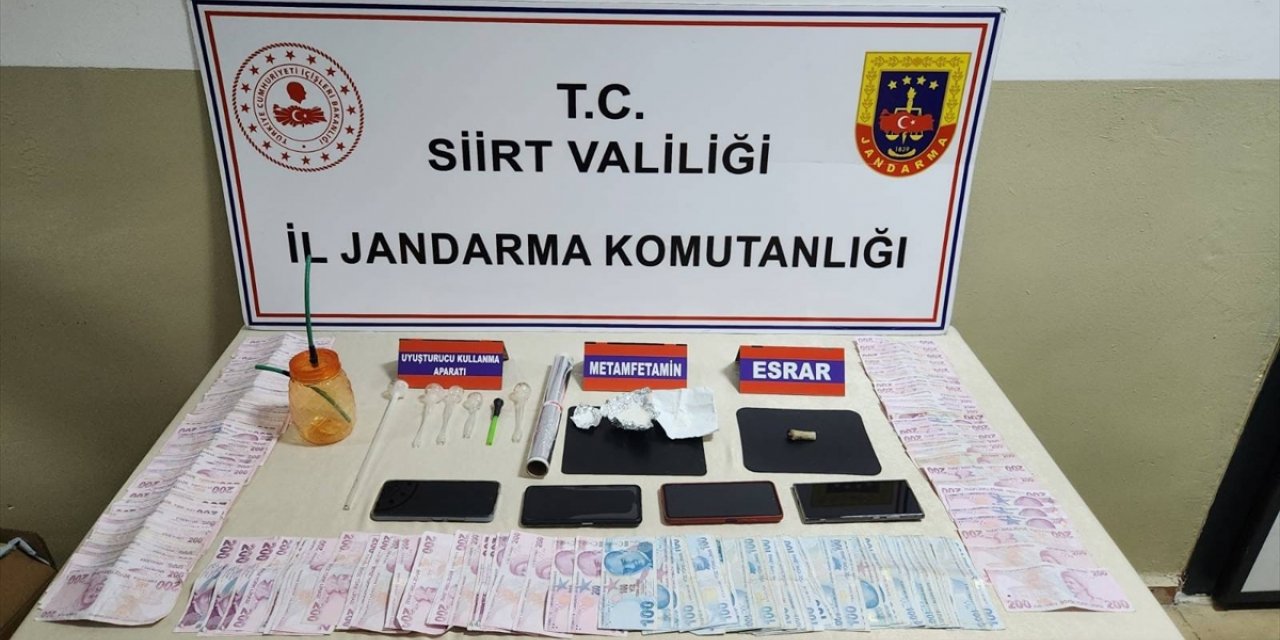 Siirt'te uyuşturucu operasyonunda 2 zanlı tutuklandı