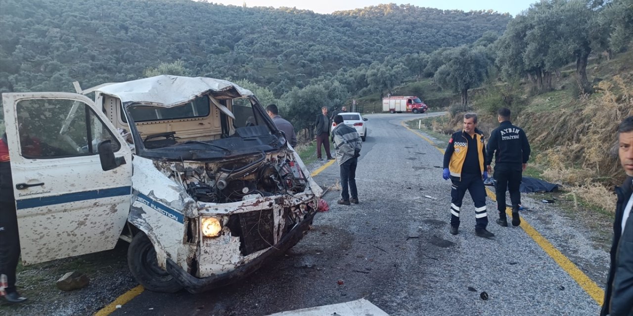 Aydın'da uçuruma devrilen kamyonetteki 2 kişi öldü