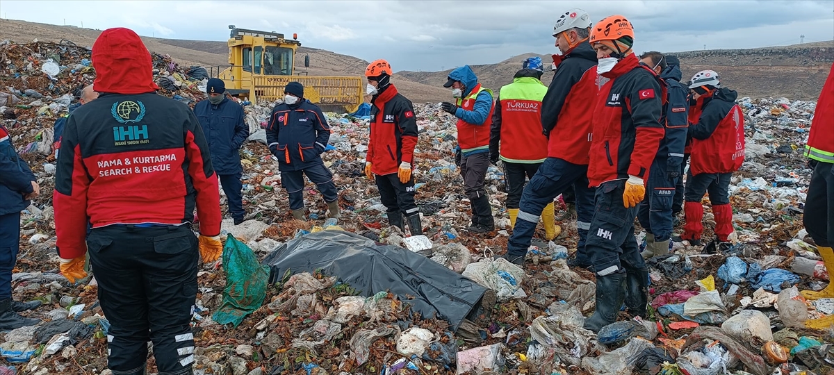 GÜNCELLEME - Kayseri'de çöp depolama tesisinde kaybolan işçinin cesedine ulaşıldı