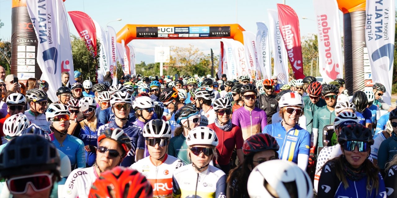 Antalya'da "Nirvana Gran Fondo Dünya Serisi" tamamlandı