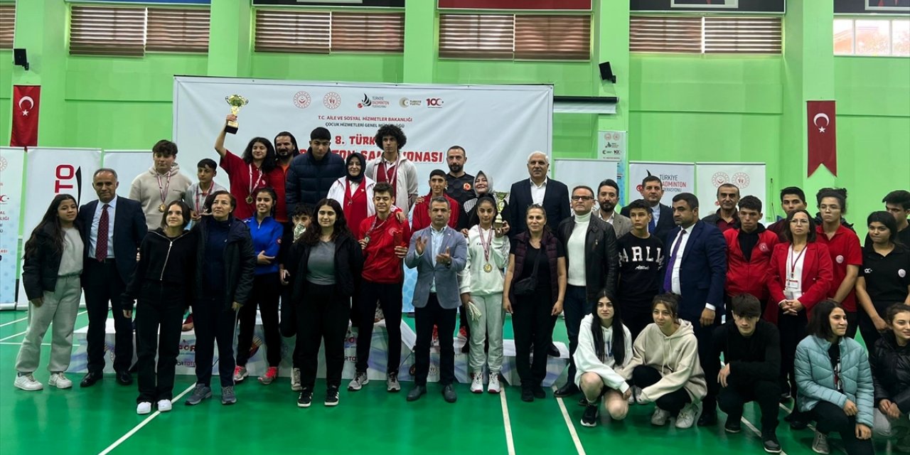 Çocuk Hizmetleri Genel Müdürlüğü Türkiye Badminton Şampiyonası, Ankara'da yapıldı