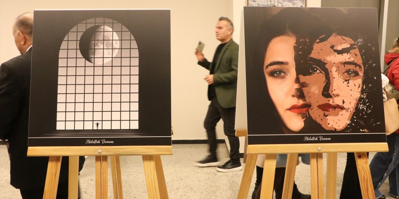 Edirne'de yapay zeka destekli hazırlanan fotoğraflar sanatseverlerin beğenisine sunuldu