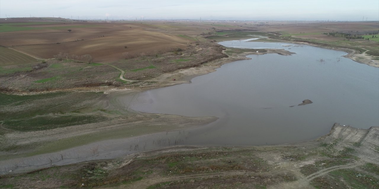 Trakya'daki göl ve göletlere son yağışlar fazla katkı sağlamadı