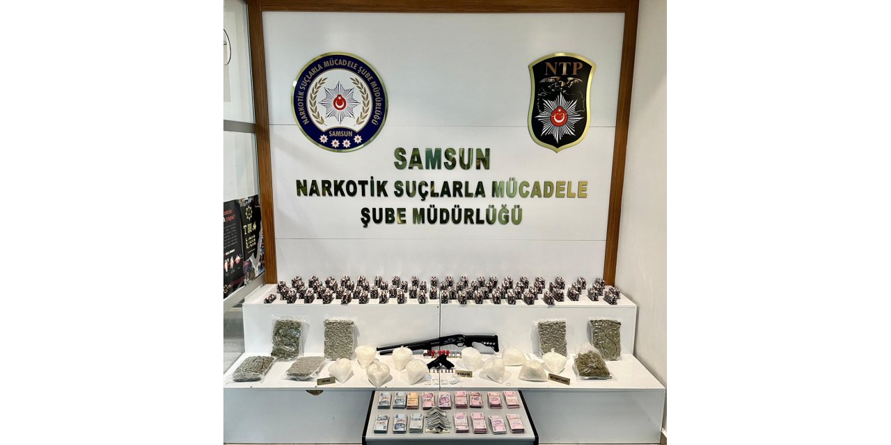 Samsun'da 10 kilogram metamfetamin ele geçirildi, 6 kişi yakalandı