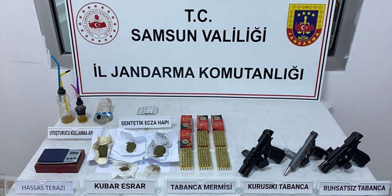 Samsun'da uyuşturucu operasyonunda 7 zanlı yakalandı