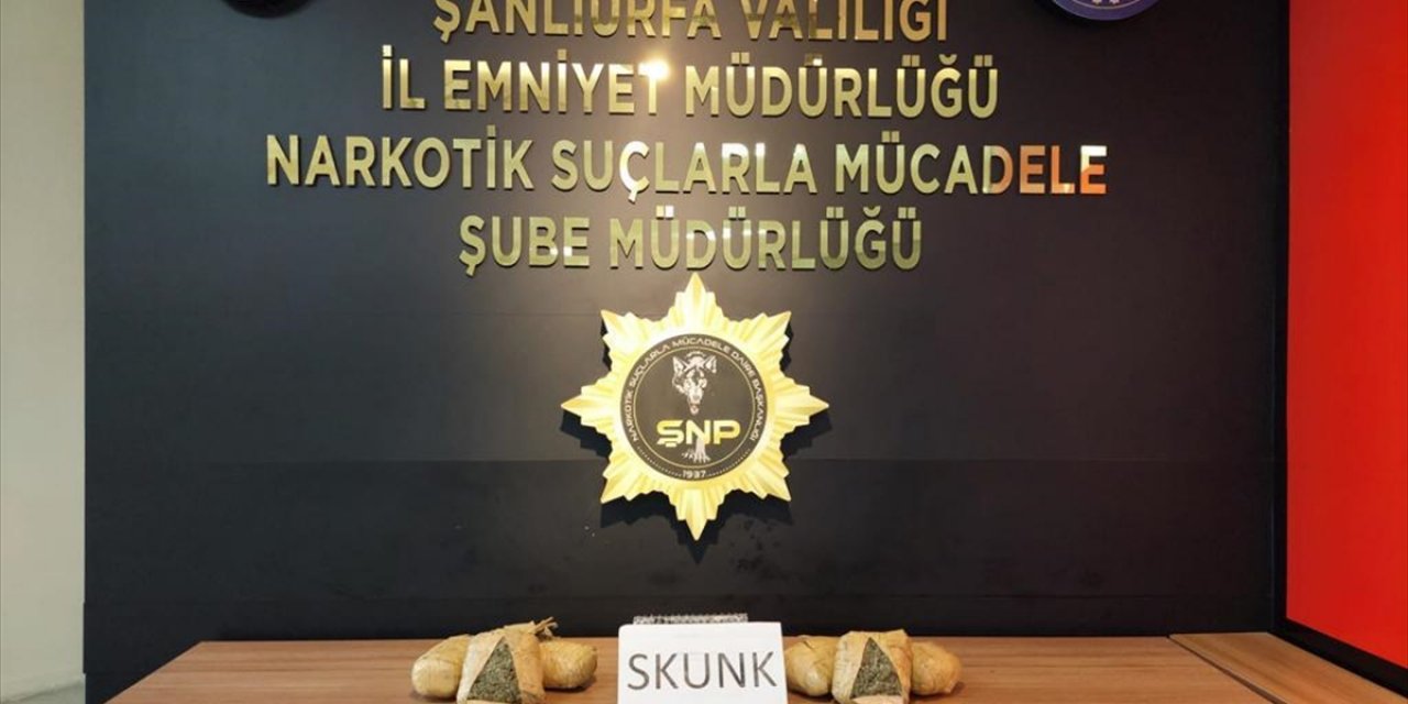 Şanlıurfa'da 4 kilo 450 gram sentetik uyuşturucu yakalandı