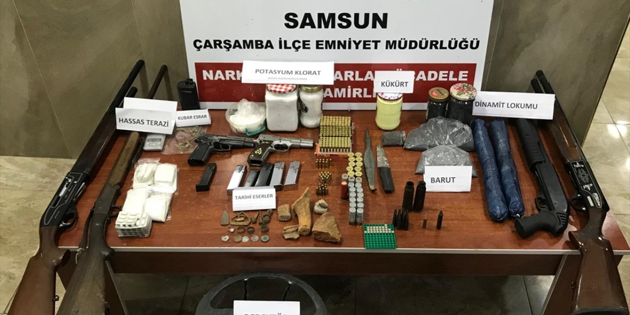 Samsun'da tarihi eser operasyonunda 1 kişi yakalandı