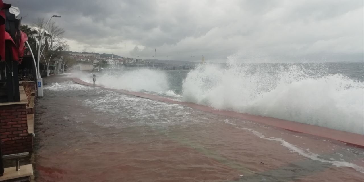 Kocaeli ve Düzce'de kuvvetli rüzgar etkili oluyor