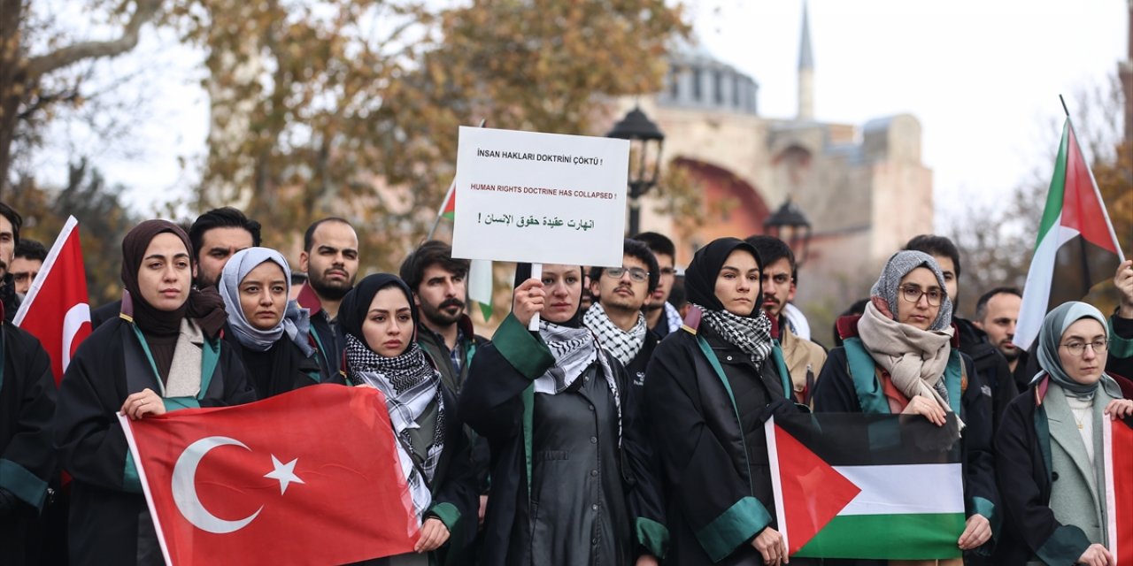 Hukukçular İsrail'in Gazze saldırılarına "İnsan hakları doktrini çökmüştür" bildirisiyle tepki gösterdi: