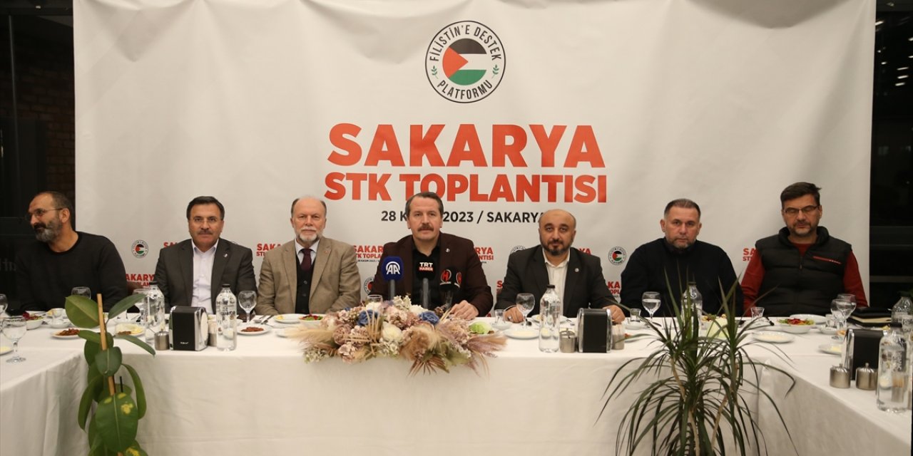 Sakarya'da, 1 Aralık'ta "Filistin'e Özgürlük Yürüyüşü" düzenlenecek