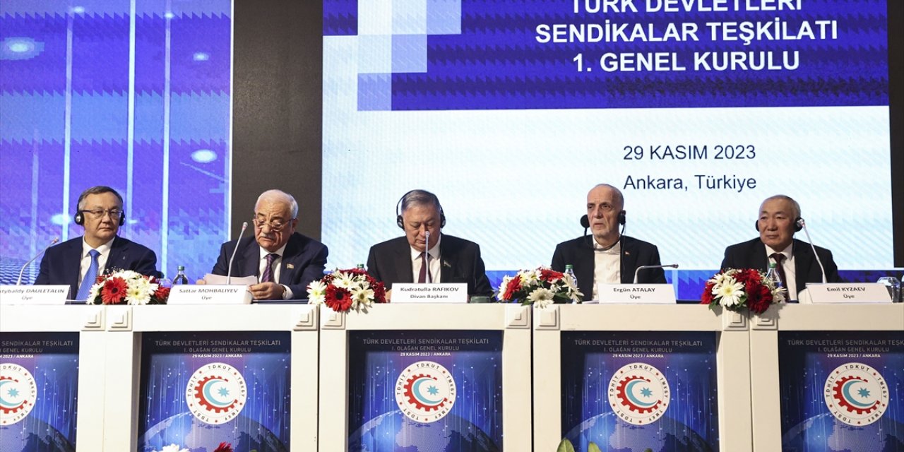 Ergün Atalay, Türk Devletleri Sendikalar Teşkilatı Genel Başkanlığına seçildi